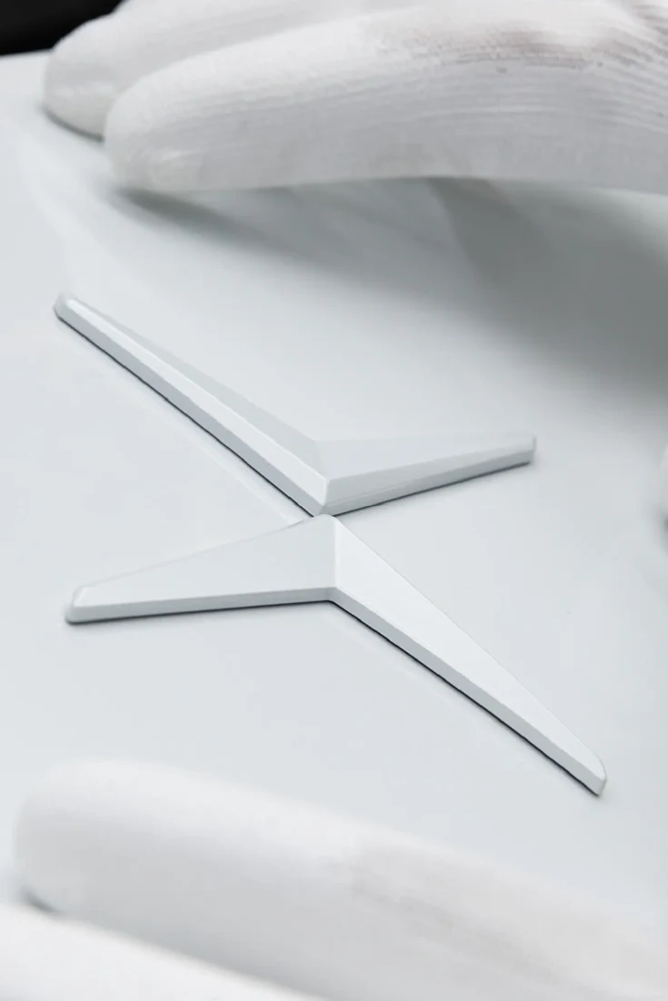 Emblème Polestar sur la carrosserie